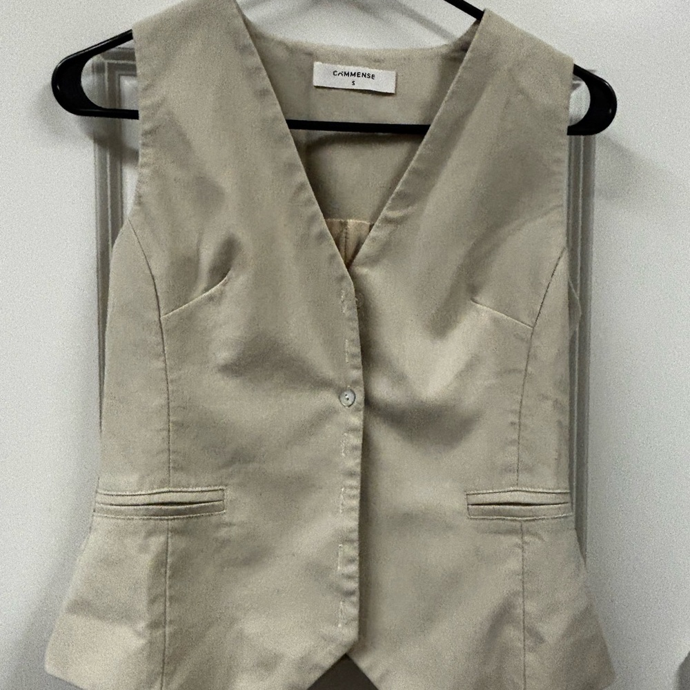 Commense Beige Women's Vest